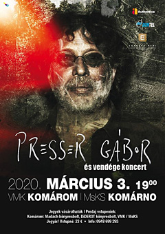 Presser G�bor koncertje R�vkom�romban, 2020.&nbsp;m�rcius&nbsp;3‑�n